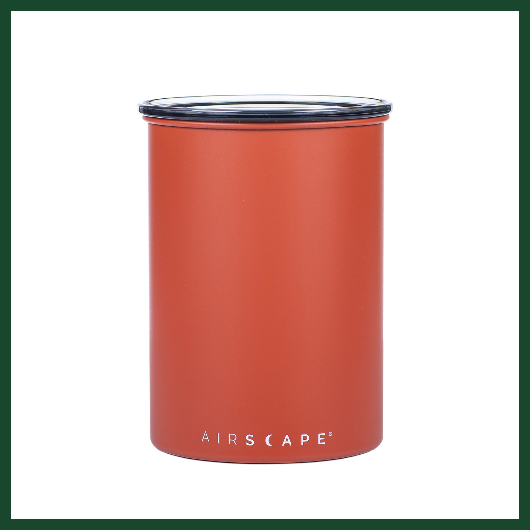 Airscape® Classic Boîte de rangement en acier inoxydable de Planetary Design, cuivre brossé - Crema Airscape® Classic Boîte de rangement en acier inoxydable de Planetary Design, cuivre brossé - Crema